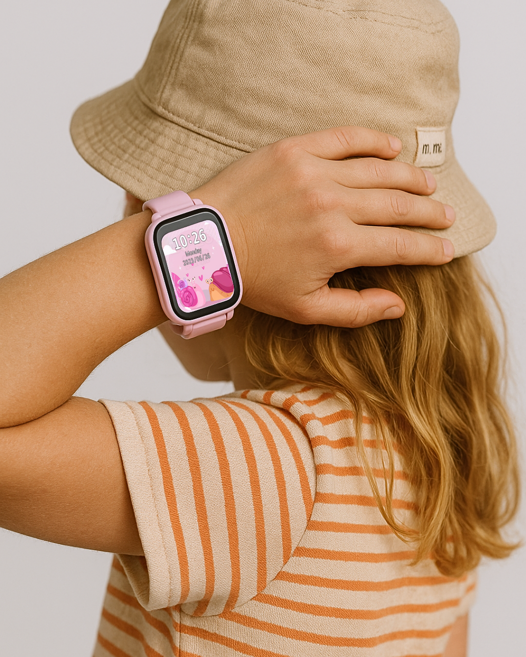Montre Miniloka GPS enfant sécurité - Rose