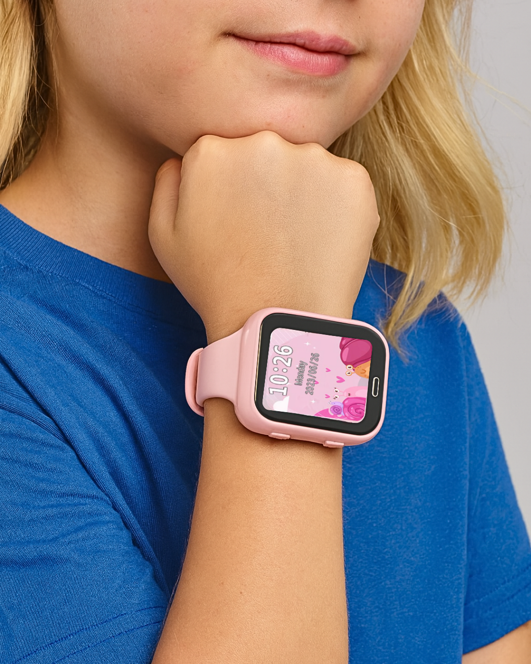 Montre Miniloka GPS enfant sécurité - Rose